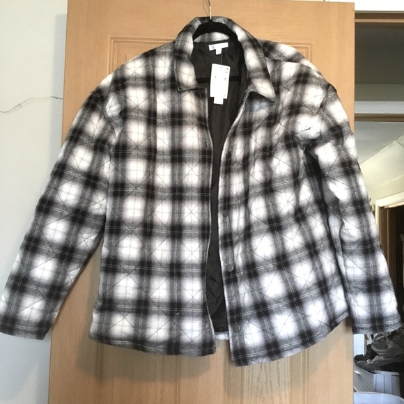 Abound Jackets & Blazers - NWT plaid Shacket